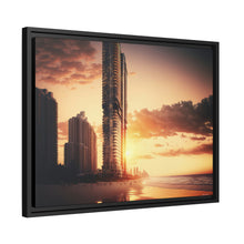 Load image into Gallery viewer, "Golden Hour at Surfers Paradise" Matte Canvas