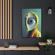 Load image into Gallery viewer, "All Seeing Lime" Matte Canvas