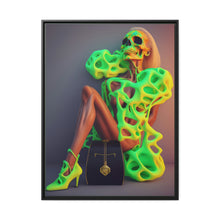 Load image into Gallery viewer, "Lime Light Mystery" Matte Canvas