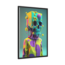 Load image into Gallery viewer, "Galactic Skull Glam" Matte Canvas