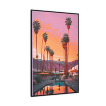 Load image into Gallery viewer, "Sandy Palms By The Sunset" Gallery Canvas Wraps