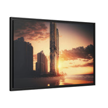 Load image into Gallery viewer, "Golden Hour at Surfers Paradise" Matte Canvas