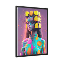 Load image into Gallery viewer, "Galactic Blocks Glam" Matte Canvas