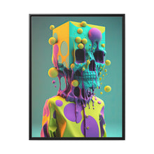 Load image into Gallery viewer, "Galactic Skull Glam" Matte Canvas