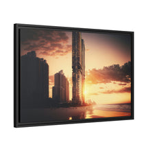 Load image into Gallery viewer, "Golden Hour at Surfers Paradise" Matte Canvas