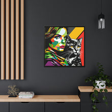 Load image into Gallery viewer, "Cat Pop" Matte Canvas
