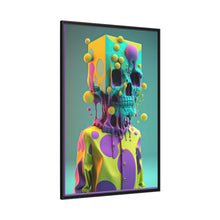 Load image into Gallery viewer, "Galactic Skull Glam" Matte Canvas