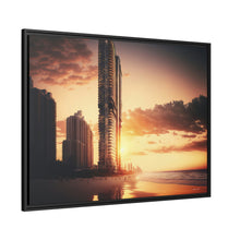 Load image into Gallery viewer, "Golden Hour at Surfers Paradise" Matte Canvas