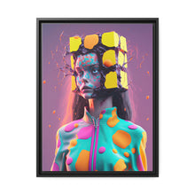 Load image into Gallery viewer, "Galactic Blocks Glam" Matte Canvas