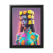 Load image into Gallery viewer, "Galactic Blocks Glam" Matte Canvas