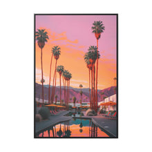 Load image into Gallery viewer, "Sandy Palms By The Sunset" Gallery Canvas Wraps