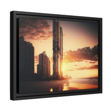 Load image into Gallery viewer, "Golden Hour at Surfers Paradise" Matte Canvas