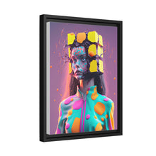 Load image into Gallery viewer, "Galactic Blocks Glam" Matte Canvas