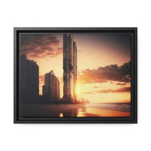 Load image into Gallery viewer, "Golden Hour at Surfers Paradise" Matte Canvas