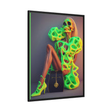 Load image into Gallery viewer, "Lime Light Mystery" Matte Canvas