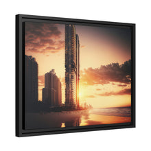 Load image into Gallery viewer, "Golden Hour at Surfers Paradise" Matte Canvas
