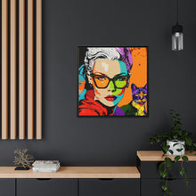 Load image into Gallery viewer, "Crazy Cat Babe" Matte Canvas