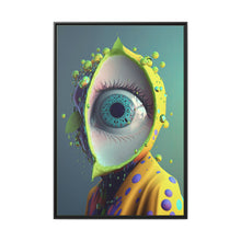 Load image into Gallery viewer, "All Seeing Lime" Matte Canvas