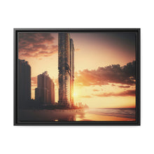 Load image into Gallery viewer, "Golden Hour at Surfers Paradise" Matte Canvas