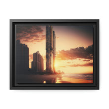Load image into Gallery viewer, "Golden Hour at Surfers Paradise" Matte Canvas