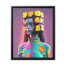 Load image into Gallery viewer, "Galactic Blocks Glam" Matte Canvas