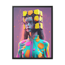 Load image into Gallery viewer, "Galactic Blocks Glam" Matte Canvas
