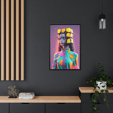 Load image into Gallery viewer, "Galactic Blocks Glam" Matte Canvas
