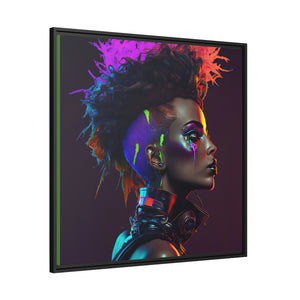 "Cyber Runway Punk" Matte Canvas