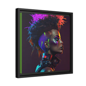 "Cyber Runway Punk" Matte Canvas