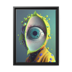 "All Seeing Lime" Matte Canvas