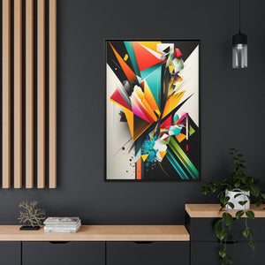 "Color Cascade" Matte Canvas
