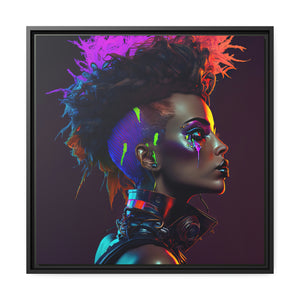"Cyber Runway Punk" Matte Canvas