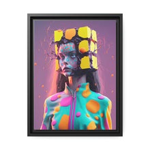 Load image into Gallery viewer, "Galactic Blocks Glam" Matte Canvas
