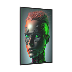 "Matrix Maiden" Matte Canvas