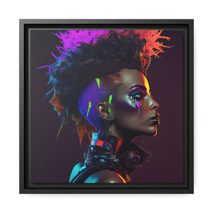 "Cyber Runway Punk" Matte Canvas