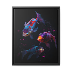 "Colourful Koi" Matte Canvas