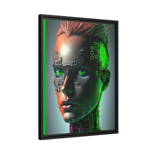 "Matrix Maiden" Matte Canvas
