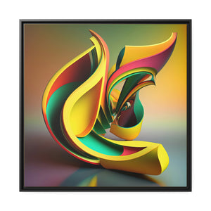 "Banana Abstraction" Matte Canvas
