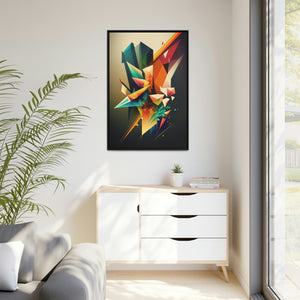 "Color Cascade II" Matte Canvas