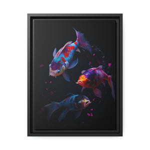 "Colourful Koi" Matte Canvas