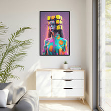 Load image into Gallery viewer, "Galactic Blocks Glam" Matte Canvas
