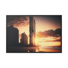 Load image into Gallery viewer, "Golden Hour at Surfers Paradise" Matte Canvas
