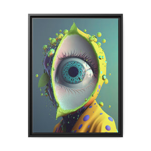 "All Seeing Lime" Matte Canvas