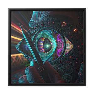 "Observer Meets Observed" Matte Canvas