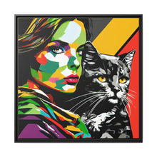 Load image into Gallery viewer, "Cat Pop" Matte Canvas
