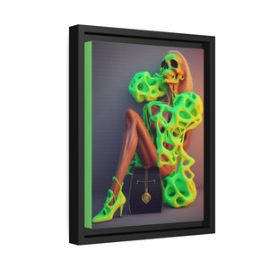 "Lime Light Mystery" Matte Canvas