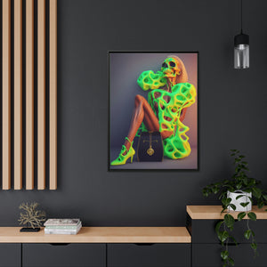 "Lime Light Mystery" Matte Canvas