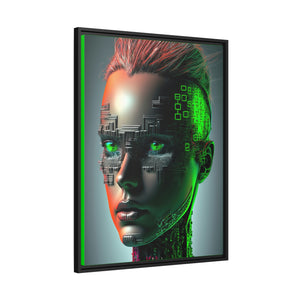 "Matrix Maiden" Matte Canvas