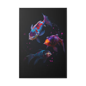 "Colourful Koi" Matte Canvas