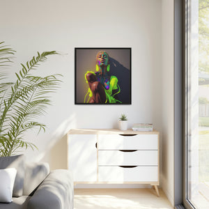 "Lady Luminance" Matte Canvas
